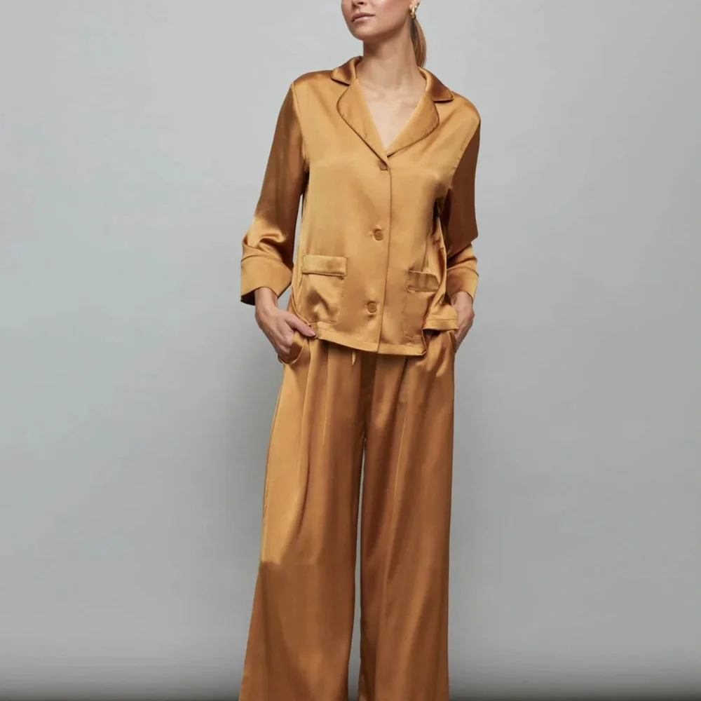 CARBON38 Satin Resort Top in Rust - Picture 11 of 11